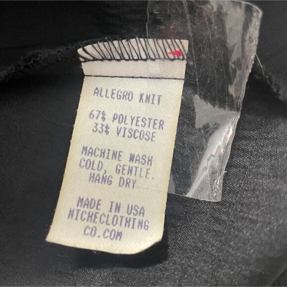 Niche Nilgun Derman Size XL  Top Blouse Button Down Collared Buttons Boxy Artsy - Picture 7 of 7